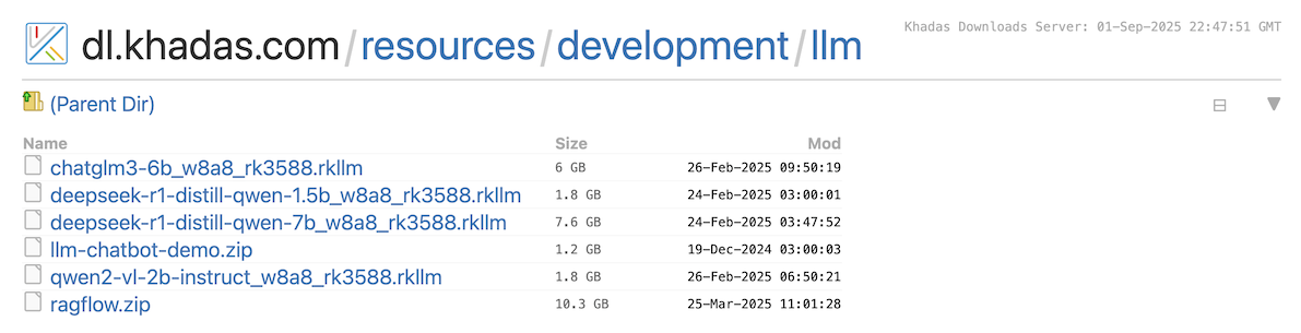 Khadas LLM Resources