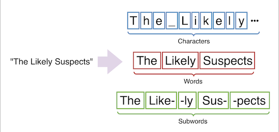 Kinds of Tokenization
